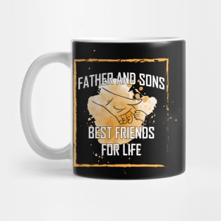 Father And Son Best Friends For Life Tshirt Mug